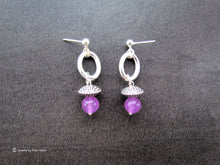 Load image into Gallery viewer, ROSE VIOLET Earrings