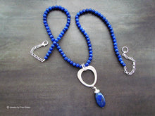 Load image into Gallery viewer, BOLD AND BLUE Necklace
