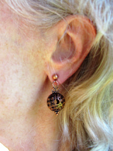COPPER LOCKET Earrings